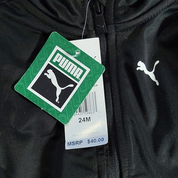 NWT Puma Black and White Tracksuit ~24M - Picture 6 of 6